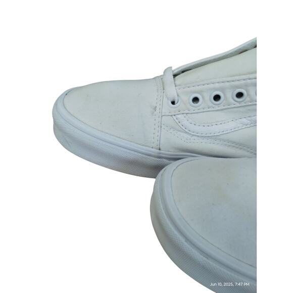 Vans Off the Wall Men's Low White Skater Grungecore Streetwear Sneakers size 11 - Picture 8 of 12